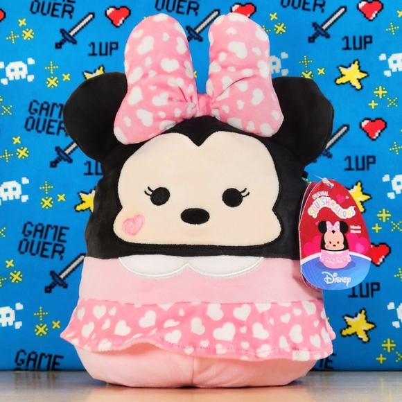 Squishmallow Minnie Mouse 8" UltraSoft Stuffed Valentine's Day Disney Plush NWT - Picture 1 of 7